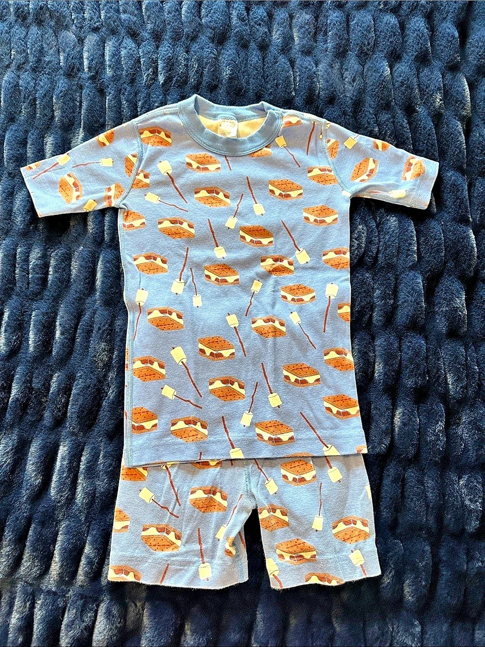 Hanna Andersson S'mores Short John Pajama US 10 — Like New